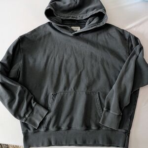 🦅 American Eagle Men's Relaxed Fit Charcoal Hoodie
